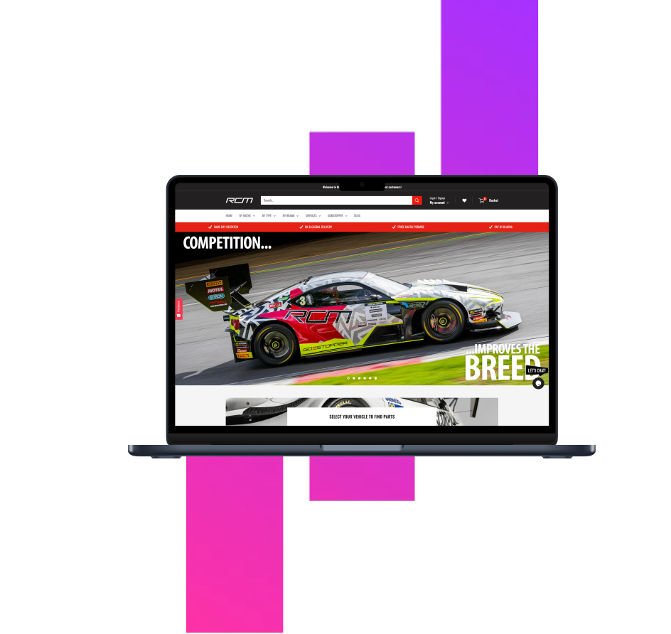 Desktop view of Roger Clark Motorsport built on Shopify