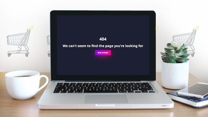 A 404 page can appear when disabling a product page in eCommerce