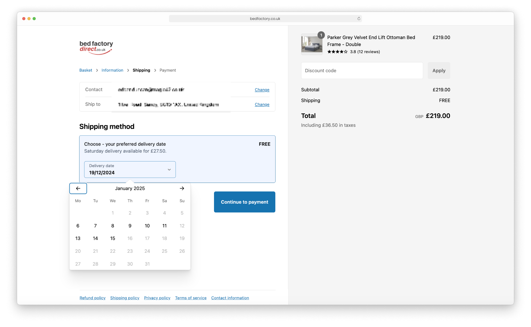 ShipperHQ Integration for Bed Factory Direct